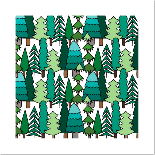 Evergreen Forest Posters and Art